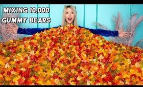 Mixing ALL My 10,000 Gummy Bears Into One GIANT Gummy Bear