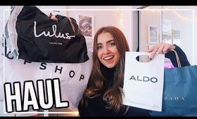 ANOTHER TRY-ON HAUL! Winter + Holiday Clothes ft. Boohoo, Express, Lulus, Topshop, & Zara