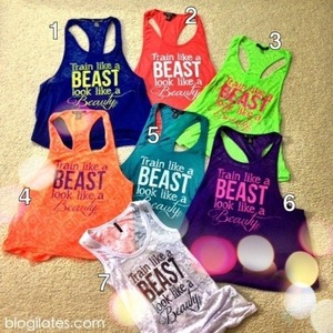 These are so cool! Perfect for working out! The words show up when you sweat. Great motivator I guess...💕
