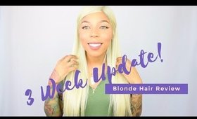 Blonde Hair Update | Kendra's Boutique Frontal / Queens Hair Bundles Review