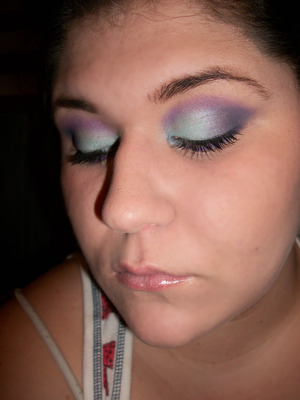 I used my 88 color matte palette for this look from BH Cosmetics