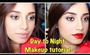 Day to night quick makeup look for olive skin.