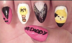 PSY DADDY K-Pop Nail Art