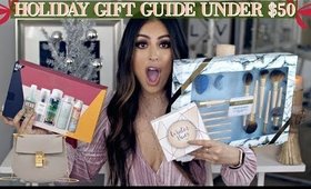 BEST HOLIDAY GIFT GUIDE UNDER $50 DOLLARS FOR HER! AFFORDABLE GIFT SETS, FASHION, & HAIR