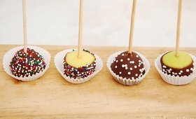 Apple and Chocolate Pops | Pinterest Inspired