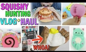 SQUISHY HUNTING VLOG AND HUGE SQUISHY HAUL!