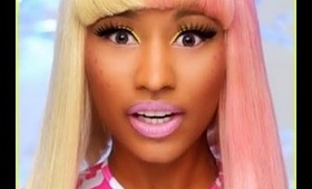 Nicki Minaj-Super Bass Music Video Makeup Look #1