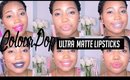 ColourPop ULTRA MATTE LIQUID LIPSTICKS + Lip Swatches On Brown Skin | Jessica Chanell