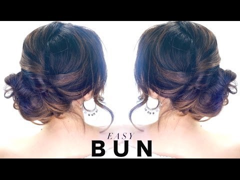 Bridal Hairstyle For Long Hair New Low Side Bun  YouTube