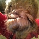 bun with braids!