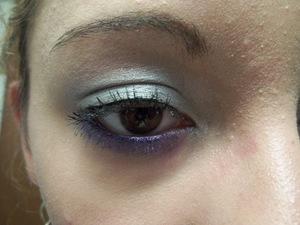 Silver Smoky Eye w/ purple