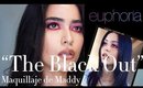 EUPHORIA MAKEUP TUTORIAL - Maddy Perez Orange Neon "The Black Out"