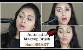 blendSMART Automatic Rotating Foundation & Powder Brush- Demo & Review| deepikamakeup