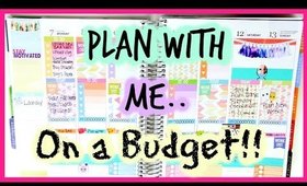 PLAN WITH ME | Budget Friendly!! Affordable ways to decorate your planner!!