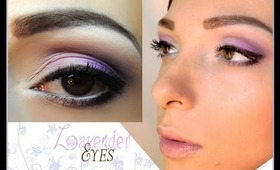 Makiaż wieczorowy Lavender Eyes - tutorial