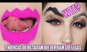 AS TENDÊNCIAS DE MAKE MAIS BIZARRAS DO INSTAGRAM - MISERICÓÓÓRDIA! Duda Fernandes