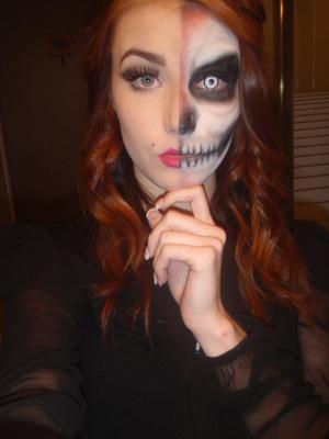 Halloween theatre makeup (2011)