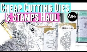 Aliexpress DIES and STAMPS haul for Sizzix Bigshot or other die cutting machine for the Crafter