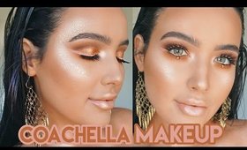 COACHELLA MAKEUP TUTORIAL | AMANDA ENSING