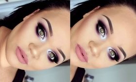 Purple Smokey Eyes / Makeup Tutorial Collab w/ Queenii Rozenblad | Makeupwithjah