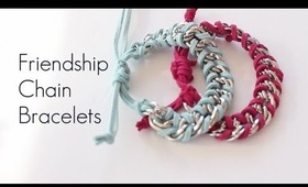 DIY / Make Chain Friendship Wrap Bracelet tutorial