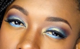 Turquoise & Gold Makeup Tutorial