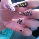 black and cheetah stiletto 