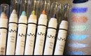 NYX Jumbo Eye Pencils Haul & Review