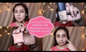 Tutorial || Hide Dark Circles Shadows | Illamasqua Cream Pigment Emerge || Makeup With Raji