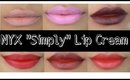 NYX Lip Cream Swatches, Review and Demo