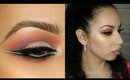 Colourful Double Wing Eye | Talk through tutorial | ChristineMUA