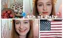 4th of July Treats + Festive  makeup look!