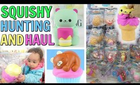 SQUISHY HUNTING VLOG AND HAUL! SO MANY SQUISHIES!