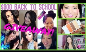 Drugstore Makeup Tutorial & Back to School $600 GIVEAWAY!!