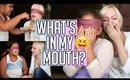 What's In My Mouth Challenge ft. My Little Sisters!