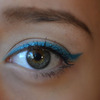 Turquoise line with Maybelline Color Tattoo