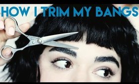 How to Trim Your Own Bangs | Laura Neuzeth