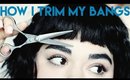 How to Trim Your Own Bangs | Laura Neuzeth