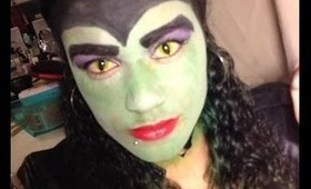 Maleficent Halloween GRWM - Face Painting Makeup Tutorial