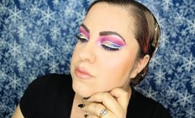 Cut Crease Winter Makeup - Maquillaje  Recyclado Gift Wrapped Girl - Spanglish