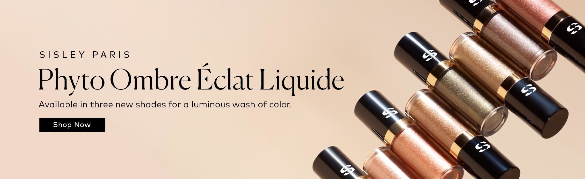 Dress your eyes with three new shades of the Sisley-Paris Ombre Eclat Liquide, a long-lasting luminous liquid eye shadow. Available now at Beautylish.com