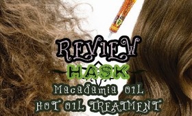 ❤REVIEW: HASK MACADAMIA OIL, HOT OIL TREATMENT