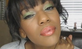 MakeUp Tutorial: A Touch of Spring Eyeshadow and lips