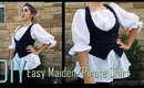 DIY Easy Maiden/Pirate Shirt {Sewing Tutorial}