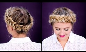 HOW TO HALO/CROWN DUTCH BRAID SHORT HAIR TUTORIAL