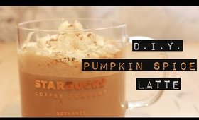 DIY Pumpkin Spice Latte ☕  | Enchantelle