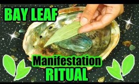 BAY LEAF MANIFESTATION RITUAL │ HOW TO ATTRACT WITH THE NEW MOON USING BAY LEAVES!