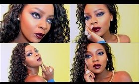 Makeup Tutorial Iman For Tom Ford with Mac Alluring Aquatic Modern Lure | Aymonegirl