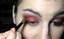 Dramatic Red Smokey Eye