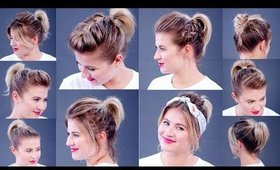 High Ponytail 10 Different Ways | Milabu